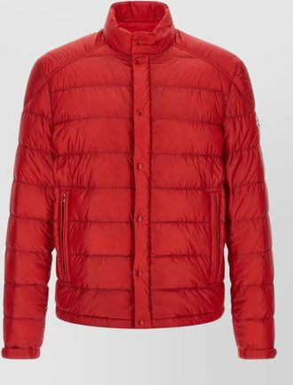 Moncler selves down jacket high collar pockets