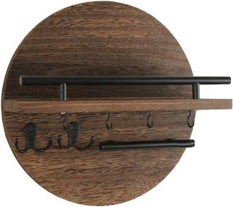 OEM Gancho Circular De Madera Para Colgar Llaves En La Pared, Con Gancho Para Decoraci&oacute;n De Pared, Perchero De Entrada, Gancho Decorativo Para Sala De Est