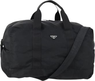 Prada Pre-owned Weekend Bags, female, Black, Size: ONE SIZE Pre-owned Vintage Weekend Bag