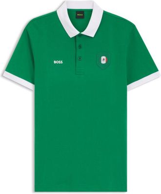BOSS Paddy polo shirt with country flag