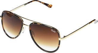 Quay All in Mini Fashion Womens Sunglasses Tort/Brown Fade/Brown, Polycarbonate