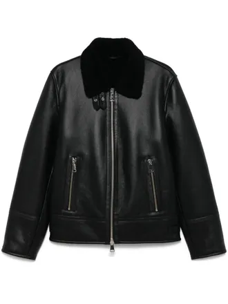 Dondup Jack met lammy kraag - Zwart