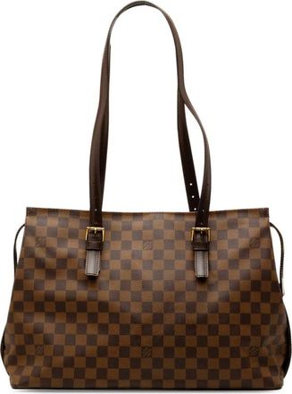 Louis Vuitton Pre-owned Shoulder Bags, female, Brown, Size: ONE SIZE Pre-owned Leather Handbag