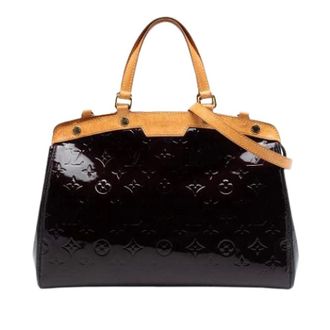Louis Vuitton Pre-owned Handbags, female, Purple, Size: ONE SIZE Pre-owned Brea MM