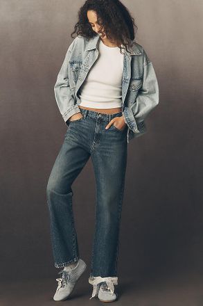 Frame Denim The Hang Mid-Rise Relaxed Jeans