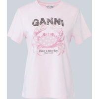 Ganni Basic Cotton Jersey T-shirt