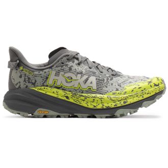 Hoka One One Hoka Speedgoat 6 GTX Textile Mens Running Trainers - Slate Aloe vera - Size:UK 10.5