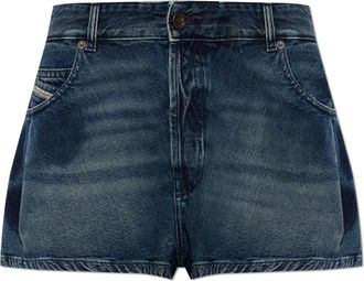 Diesel Denim Shorts - Dames - Denim shorts - Blauw - W25 - Denim - Korte Broeken