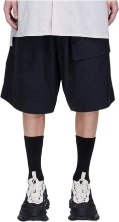 adidas Wide Leg Shorts - Heren - Korte sportbroeken - Zwart - L - Katoen - Fitness