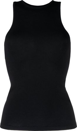 Dsquared2 knitted sleeveless tank top - women - Viscose/Polyester - L - Black