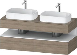 Duravit Qatego Consola Mueble Bajo Lavabo, 2 Extensiones, 2 - Duravit