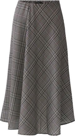 Oui Midirok - Dames - Midirokken - Bruin - L - Polyester - Rokken