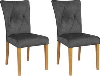 HOME AFFAIRE 4-Fussstuhl »Diamond« (Set) 2 Stk.Sitz und Ruecken gepolstert