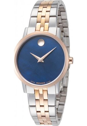Movado Womens 0607268 Ladies Museum Watch - Silver - One Size
