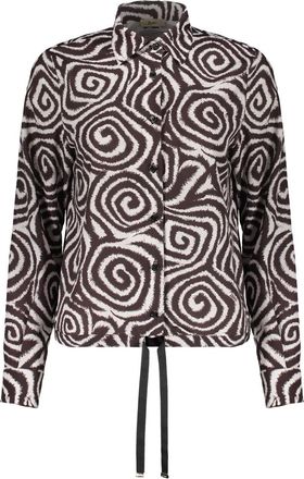 Herno Camicia con effetto jacquard - Marrone