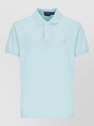 Ralph Lauren polo shirt straight cut side vents hem
