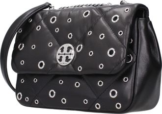 Tory Burch Leather Crossbody Bag - Black