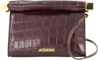 Jacquemus Le Sac Rond Carre - Bags - Mujer - Rojo - ONE SIZE