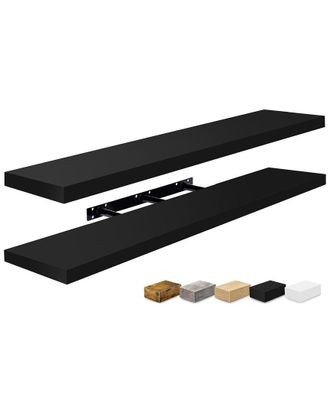Sorbus Set Of 2 Extra-Large Floating Shelves