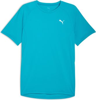 Puma Laufshirt PUMA M RUN VELOCITY TEE (POLY), Herren, Gr. XXL, blau (speed blau), Web, Obermaterial: 100% Polyester, unifarben, regular fit normal, Rundha