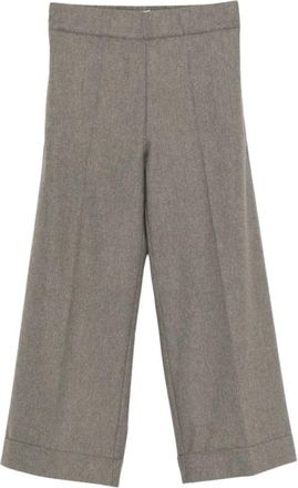 D.exterior Broeken, Dames, Bruin, S, Wol, Pants 63747 12Vis