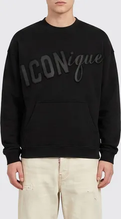 Dsquared2 Felpa girocollo in cotone con logo
