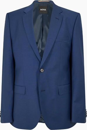 HUGO BOSS Mens H Jasper Luxury Suit Jacket - Navy - Size: 40S 50s