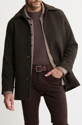 J.A.C.H.S. Herringbone Coat in Brown at Nordstrom Rack, Size Xx-Large