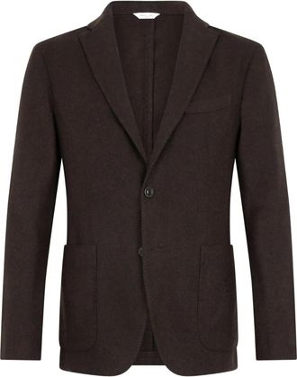 Boglioli Giacca a due bottoni con tasche - Marrone