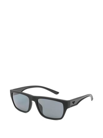 Emporio Armani Rectangle Frame Sunglasses - Black