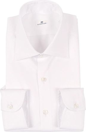 Sonrisa Camicia Uomo - Heren - Zakelijke Overhemden - Wit - L - Overhemden