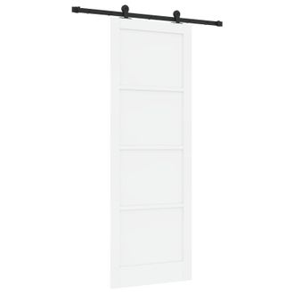 vidaXL Puerta Corredera Orkdal Blanco 83 X 232 Cm Vidaxl
