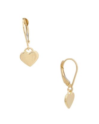 Italian Gold, Inc 14K Heart Leverback Earrings