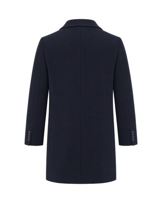 Breras Milano Wool-Blend Three-Button Coat - Blue