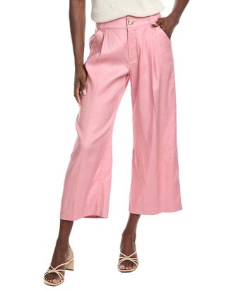 Cabi Cabi Cruise Linen-Blend Crop Pant