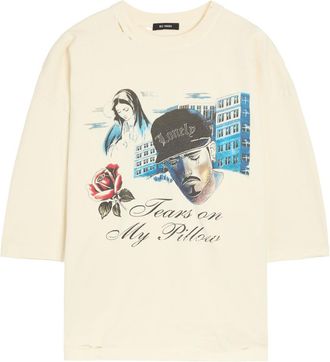 Willy Chavarria Buffalo Printed Cotton T-shirt - White - XL