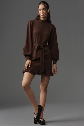 Paige Julita Long-Sleeve Wool Blend Mini Dress