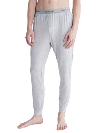 Calvin Klein Mens Ultra Soft Modern Modal Lounge Jogger, Grey Heather, Medium