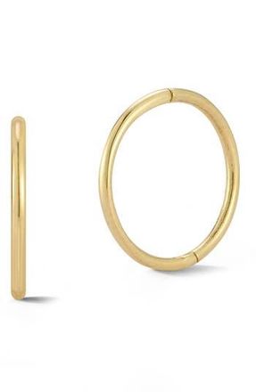 Ember Fine Jewelry 14K Yellow Gold Large Huggie Hoop Earrings at Nordstrom Rack