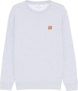 Maison Kitsun&eacute; Fox-motif Crew-neck Sweatshirt