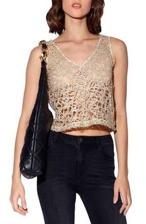 Walter Baker Macie Crop Top in Gold at Nordstrom Rack, Size X-Small