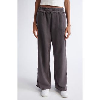 Honor The Gift Spray Cotton French Terry Sweatpants in Black at Nordstrom Rack, Size Large