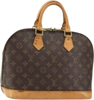 Louis Vuitton Pre-owned Handbags, female, Brown, Size: ONE SIZE Pre-owned Vintage Canvas Handbag