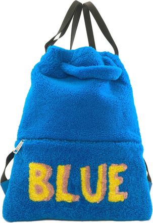 Fendi Blue Leather Backpack (Pre-Owned)