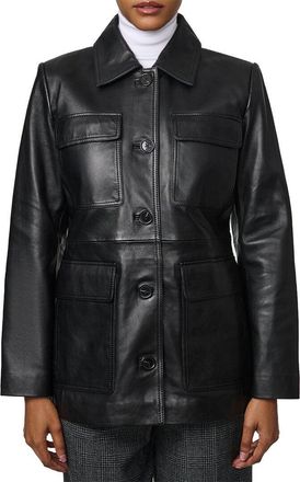 Bernardo Medium Leather Jacket