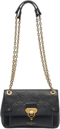 Louis Vuitton Pre-owned Shoulder Bags, female, Black, Size: ONE SIZE Pre-owned Canvas Shoulder Bag