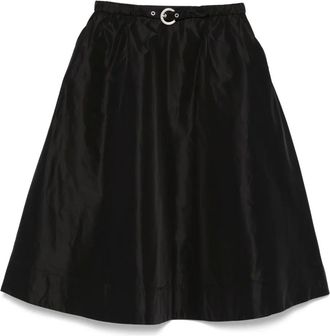 Aspesi Gonna midi con cintura - Nero