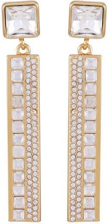 T Tahari Crystal Drop Earrings in Gold at Nordstrom Rack