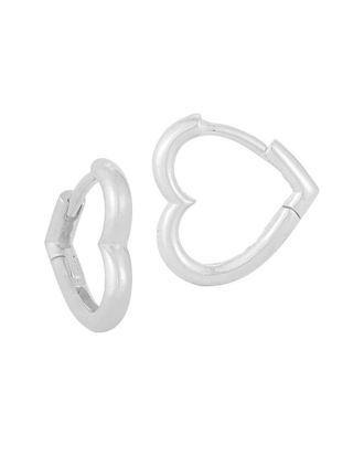 Sphera Milano Silver Small Heart Hoops
