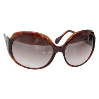 Fendi Pre-owned Accessories, female, Brown, Size: ONE SIZE Pre-owned Plastic Sunglasses